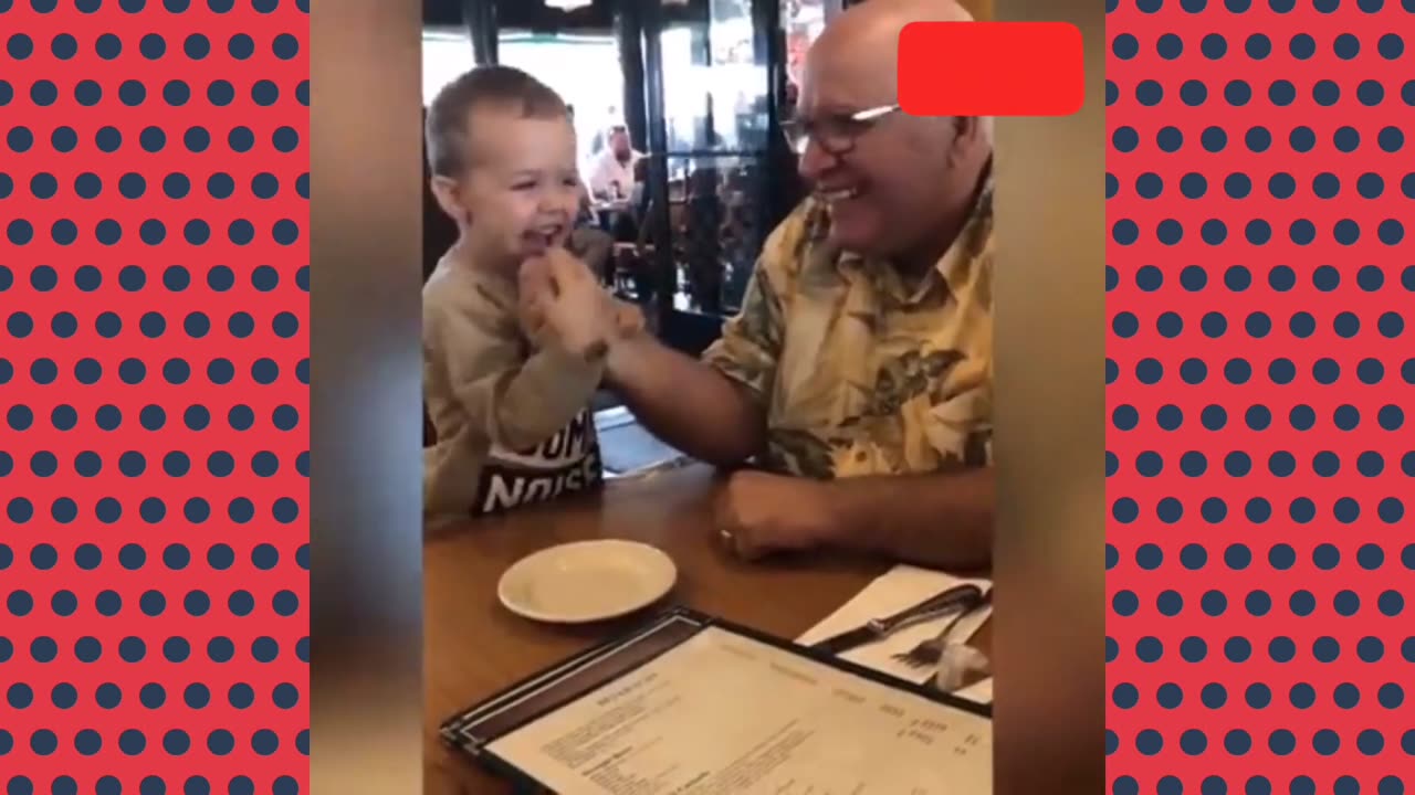 Dad and Baby Funny Magic Trick Reactions