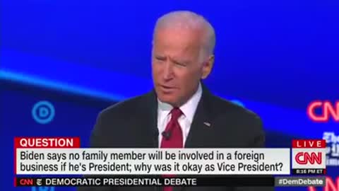 Joe Biden on his son and Ukraine: "My son did nothing wrong. I did nothing wrong September 24th 2019
