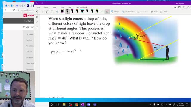 Using Transversals and Angle Pairs theorems to solve problems