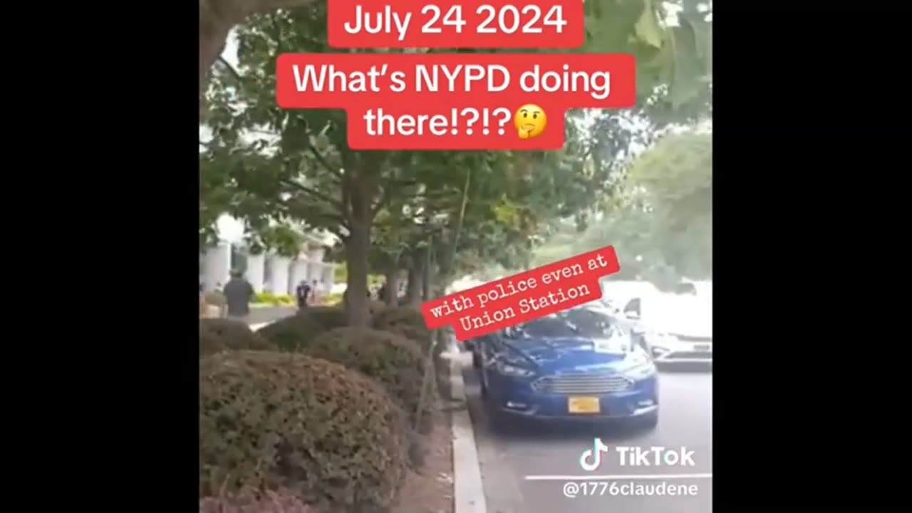 NYPD in DC ..