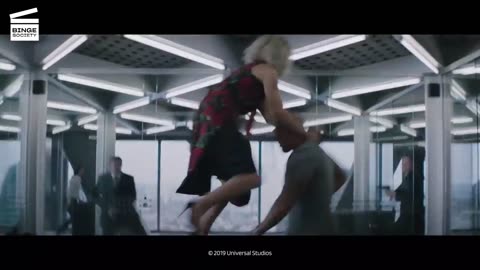Fast and Furious movie funny part #The rock and hattie flirting 😨