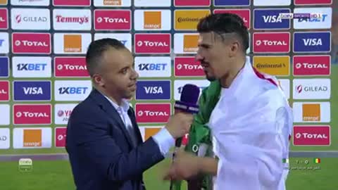 ﺣﻮﺍﺭ ﺣﺼﺮﻱ ﻣﻊ ﺍﻟﺒﻄﻞ ﻭﺻﺎﺣﺐ ﻫﺪﻑ ﺍﻟﺘﺘﻮﻳﺞ ﺑﻐﺪﺍﺩ ﺑﻮﻧﺠﺎﺡ