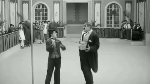 CHARLIE CHAPLIN'S FUNNY STUNT 🙂 COMEDY