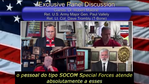 Dr Malone, Vallely, Trombly & Col Larry Kaifesh