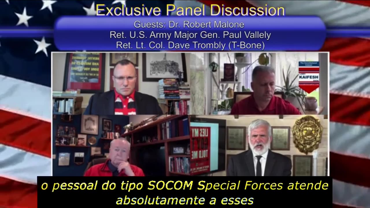 Dr Malone, Vallely, Trombly & Col Larry Kaifesh