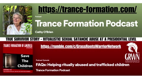 CATHY O'BRIEN: HOW TO HELP TRAFFICKING SURVIVORS