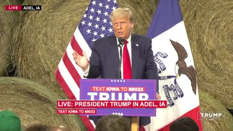 President Trump in Adel, IA 16th october 2023