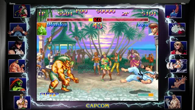 Super Street Fighter II Turbo (Switch) Online Ranked Matches (Recorded on 12/5/18)