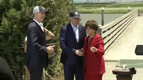 Biden has to be led around like a toddler.