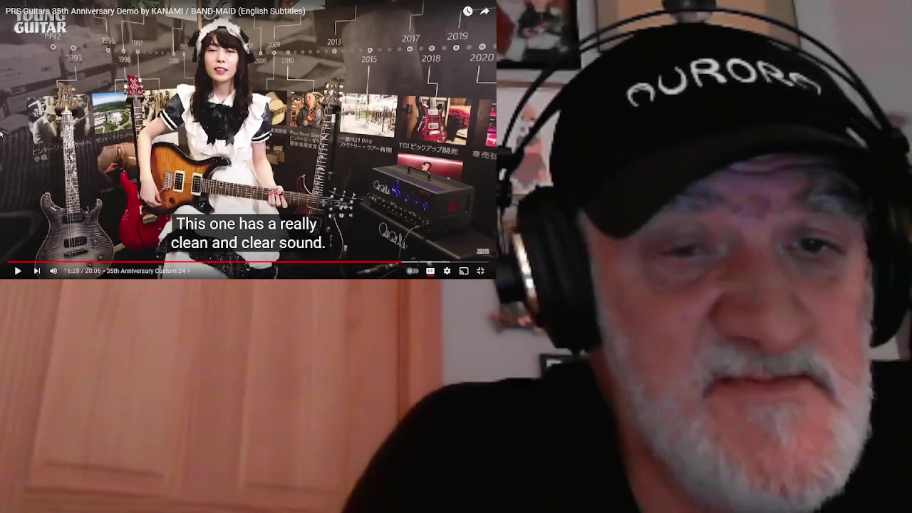 Kanami (BAND MAID) Demos PRS Guitars 35th Anniversary PART 3 (English Subtitles) REACTION