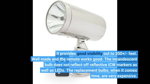 Marinco 5" Stainless Steel Spot/Floodlights-Overview