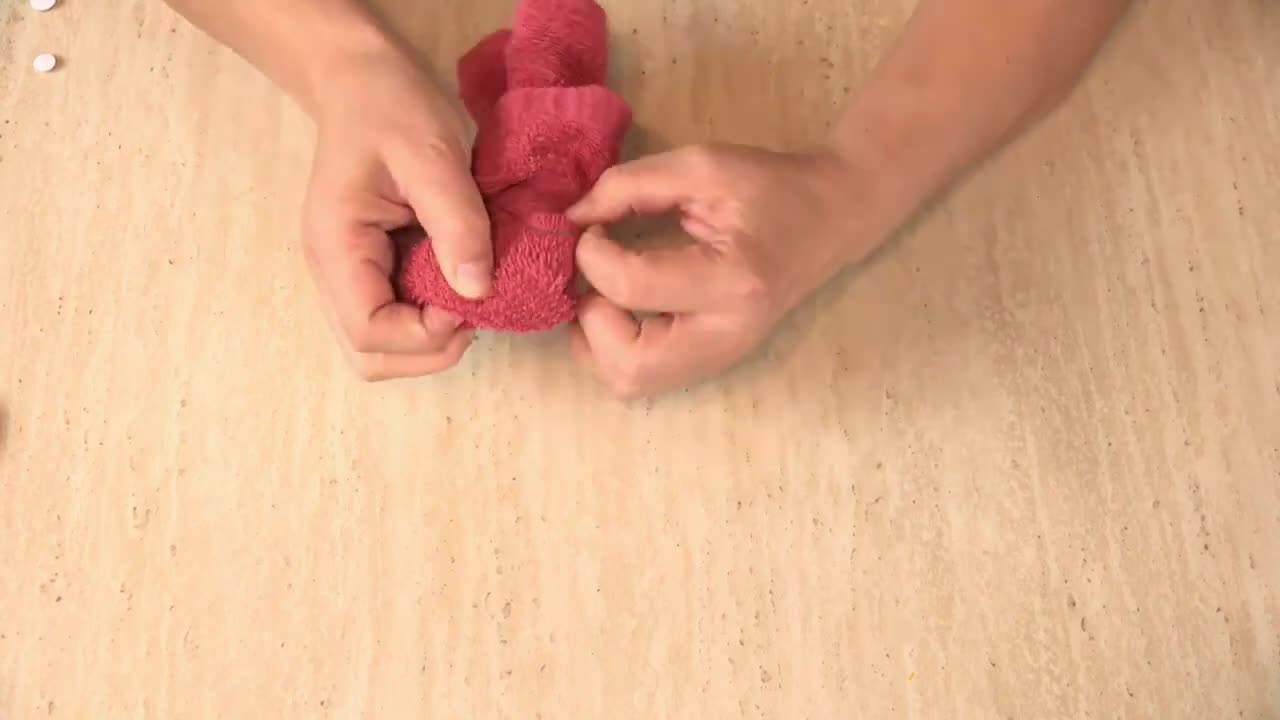 DIY - How to fold a Towel into a Bear 🐻 #rumblevideo #shortvideo