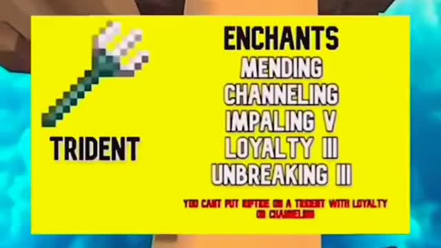 Best possible Minecraft enchants 🤯 //