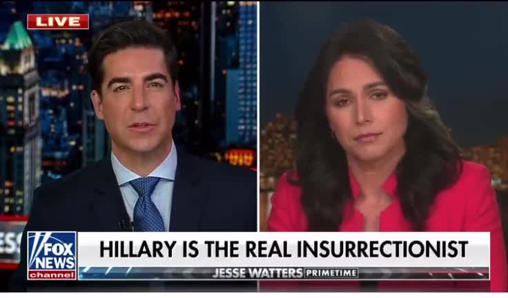 Tulsi RIPS Traitorous Hillary Clinton