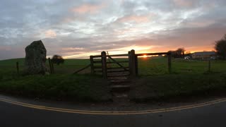 Historical walk. Speed lapse. GoPro