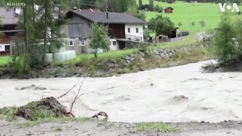 Austrian Town Hit by Intense Flooding After Heavy Rain| VOA News