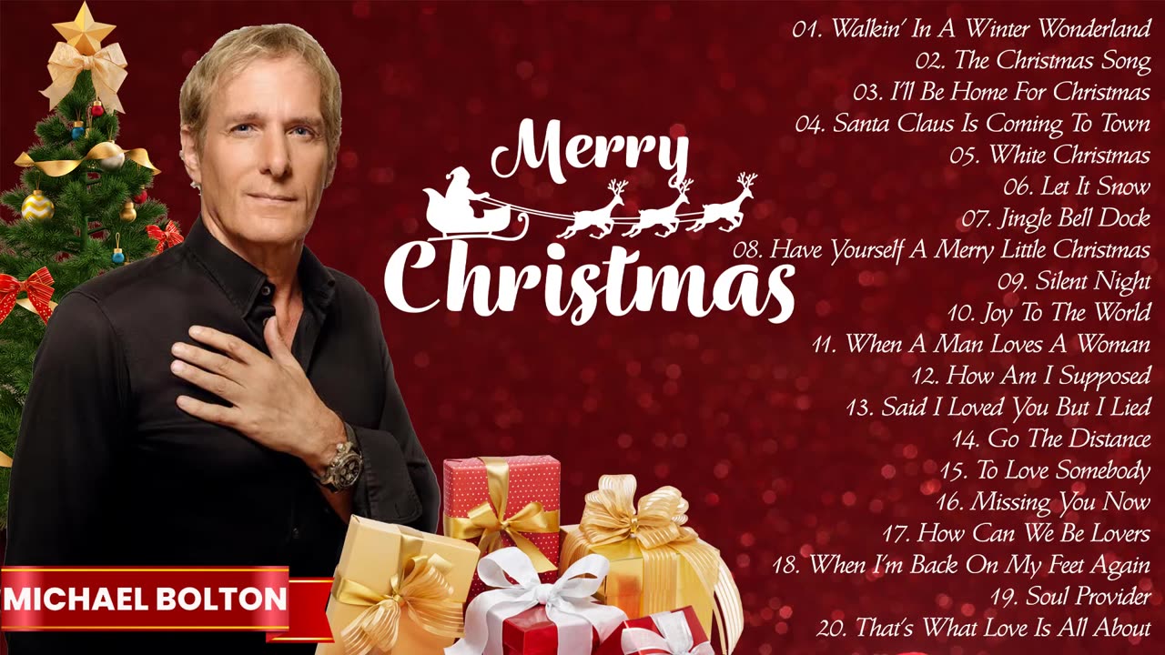 Micheal Bolton 🔔🎄Christmas Songs - Micheal Bolton Greatest Hits