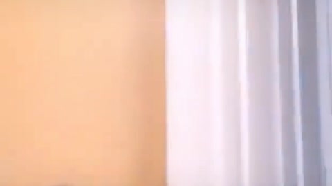 Girl takes a knock from the door