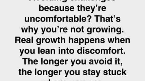 Avoiding Discomfort? That’s Why You’re Stuck.