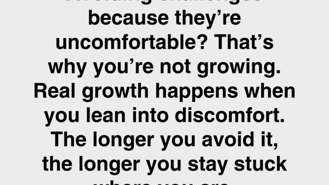 Avoiding Discomfort? That’s Why You’re Stuck.