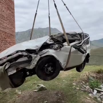 Car stunt gone wrong