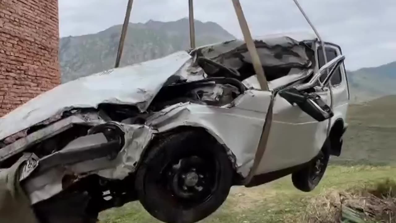 Car stunt gone wrong