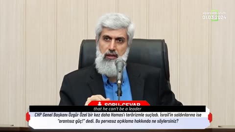 CHP leader Özgür Özel's called Hamas "terrorists"