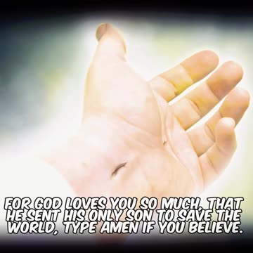 Jesus Loves You Type Amen and I love Jesus If you have faith