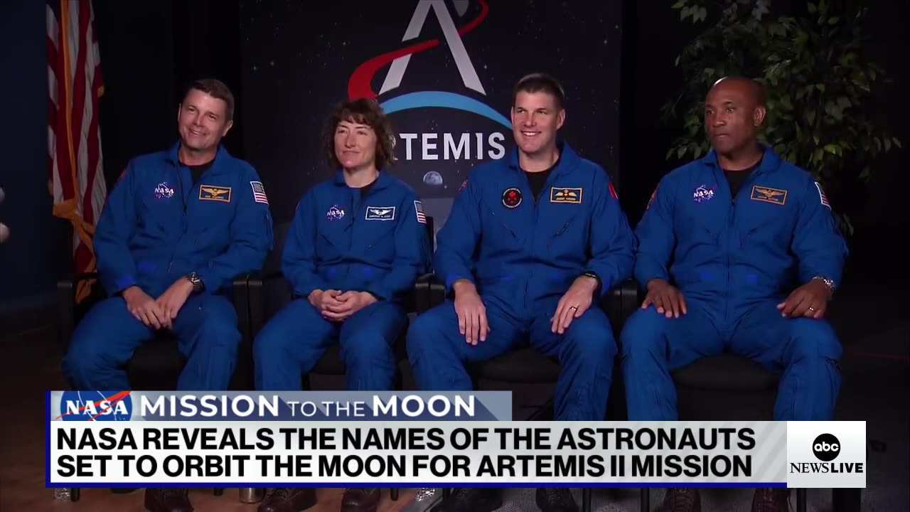 Crew of Artemis II sits down with ABC News in first live TV interview[720p-HD]