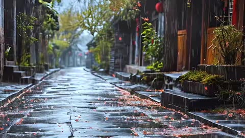 Relaxing Sleep | Piano and Rain Sounds | Soothing Music with Rain Sounds for Relaxation and Sleep