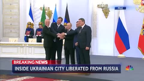 NBC News’ Richard Engel Gives Inside Look Into Newly Liberated City Of Kherson