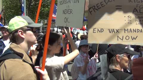 700,000 Victorians protest the Permanent Pandemic Bill 27th November 2021
