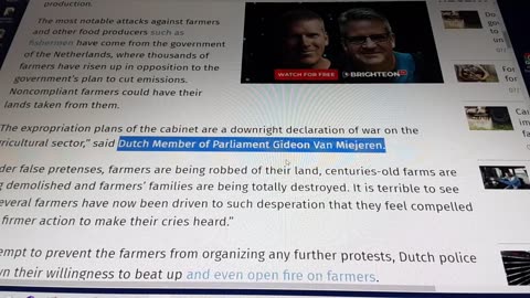 DP STATE COMING AGAINST FARMERS IN US, EU, CANADA . Mount1Rumble