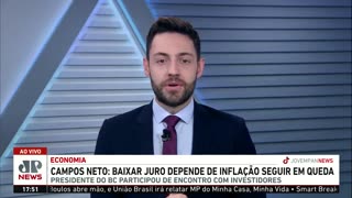 Campos Neto: baixar taxa de juros depende da inflação seguir em queda