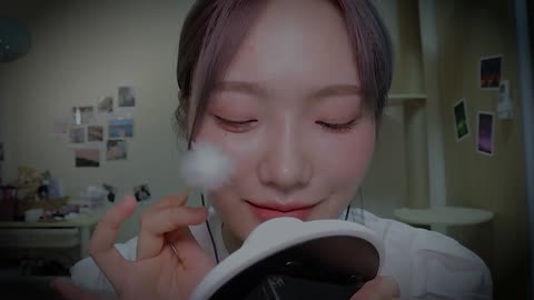 ASMR，chat with fluffy earpicks