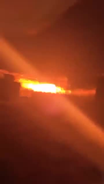 ❗️The moment the Baptist Hospital in central Gaza was bombed, killing over 500 people.