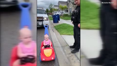Too Cute: Cops Pull Over Toddlers