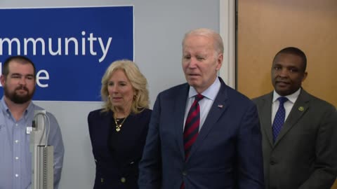 Biden speechless when asked for response on Trump indictment