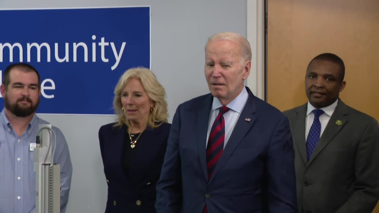 Biden speechless when asked for response on Trump indictment