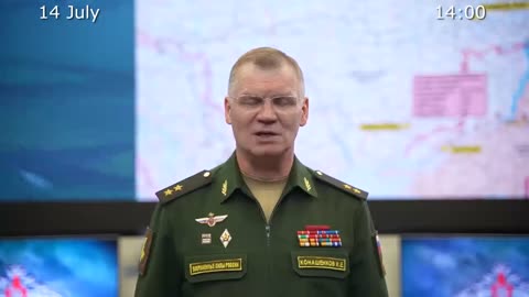 ⚡️🇷🇺🇺🇦 Morning Briefing of The Ministry of Defense of Russia (July 14, 2023)