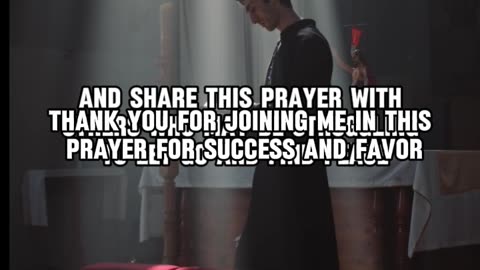 Prayer for Success and Favor