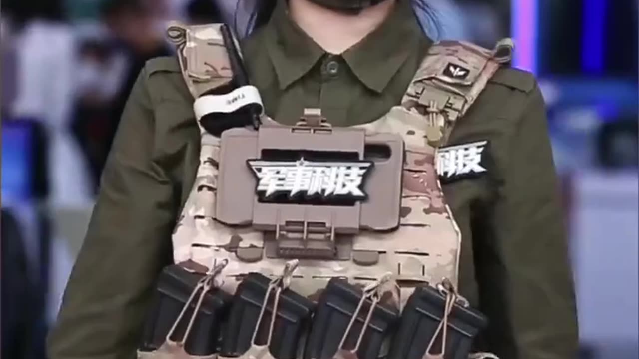 Standartní vybavení čínského vojáka