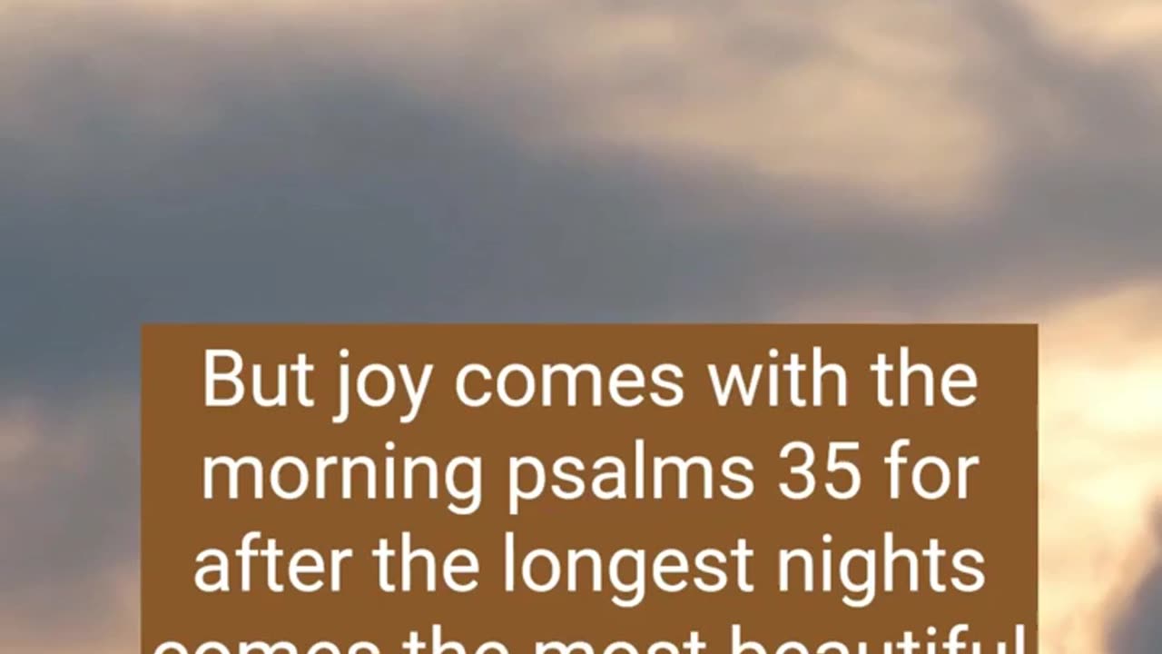 From Night to Dawn: An Inspiring Message from Psalms 30:5 | #NewBeginnings