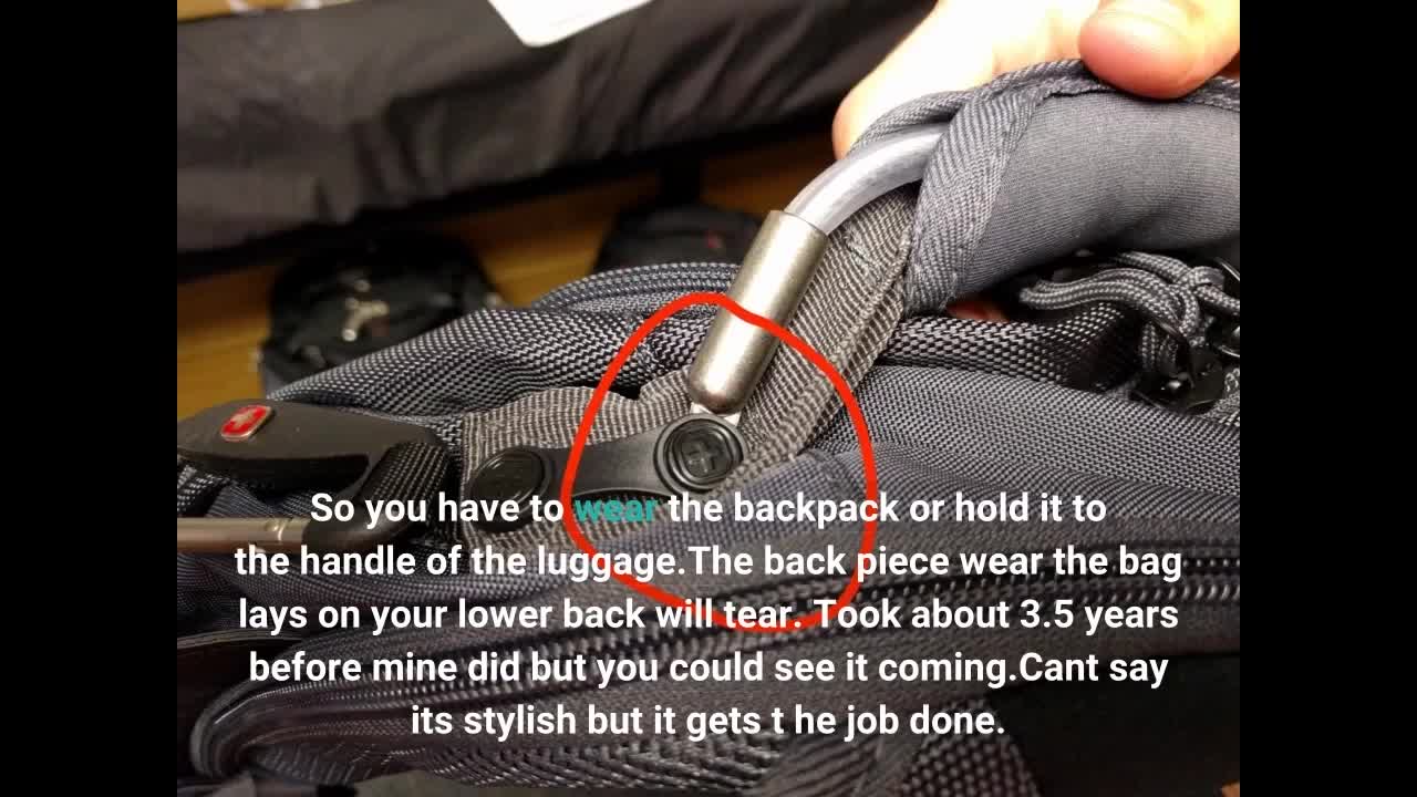 Wenger SA1537 Grey Computer Backpack - Fits Most-Overview