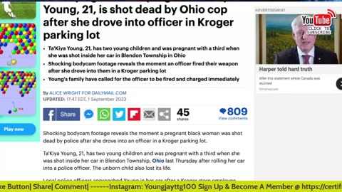 TA'KIYA YOUNG Ohio Woman Is Shot Dead By Ohio Cop After She Drove Into Officer In Kroger Parking Lot