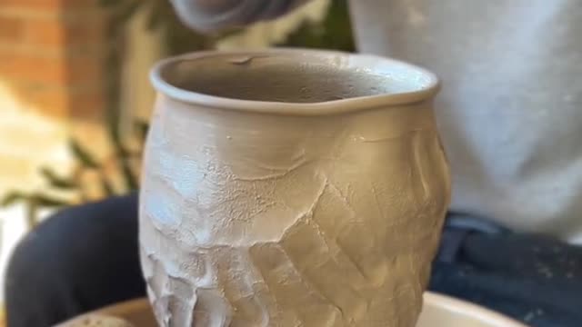 I can’t believe this kinda worked #pottery #asmr #satisfying