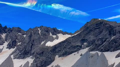 Rare Fire Rainbow Spotted By Hiker In Austria