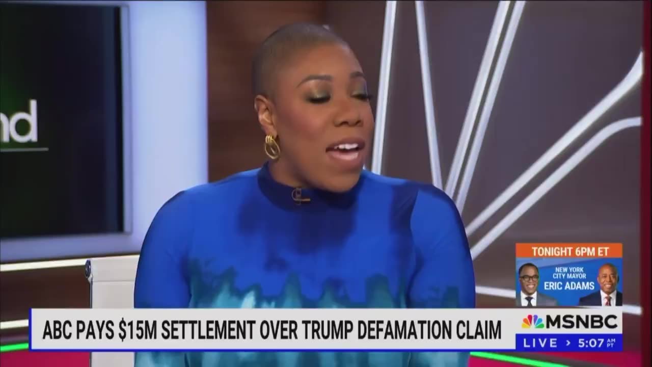 MSNBC host just repeated the same lie that forced ABC to pay $15m to Trump