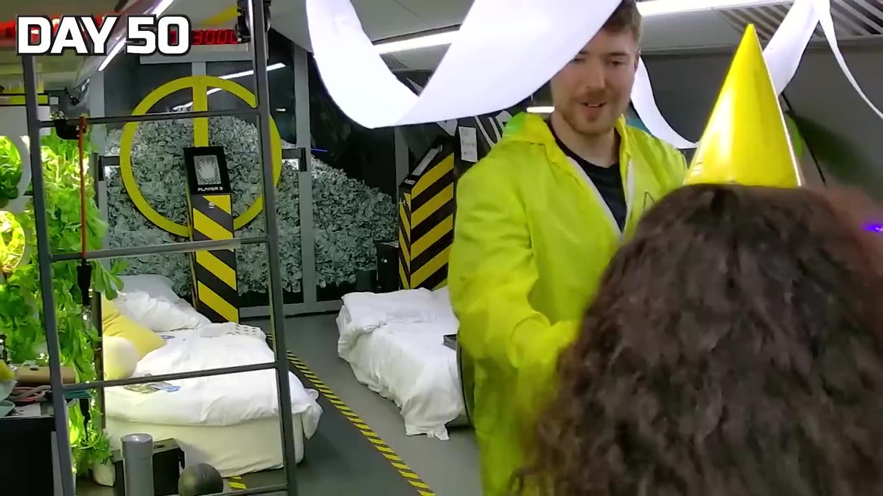Surviving 100 days in screat bunker @mr beast