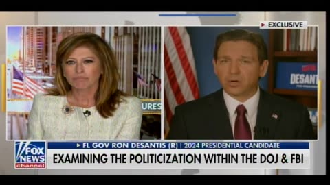 "I'm Wondering What's Going On with Your Campaign?... ?" - Maria Bartiromo Corners Ron DeSantis